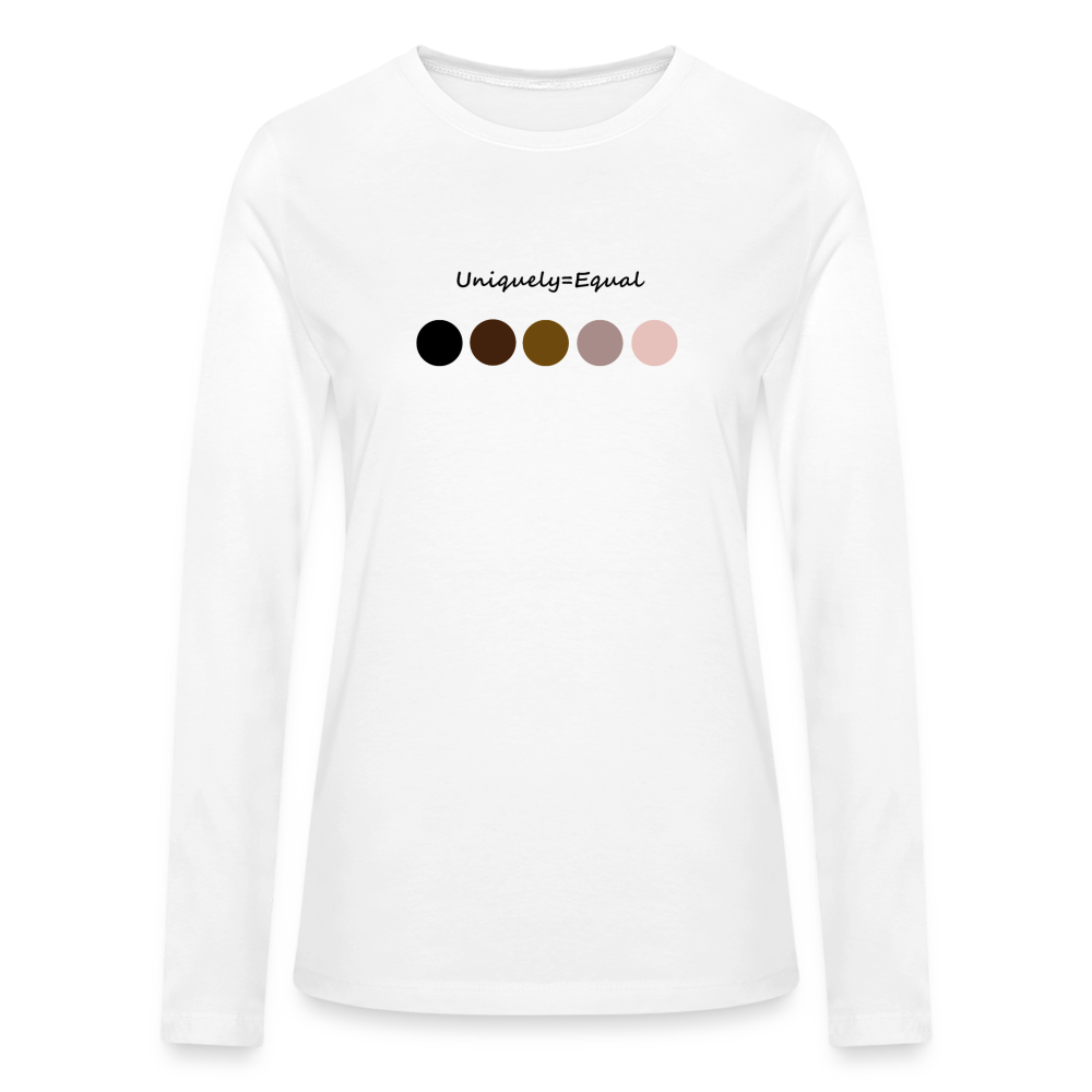Bella + Canvas Women's Long Sleeve T-Shirt - white