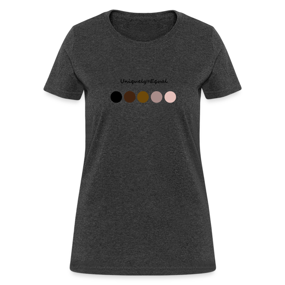Women's T-Shirt - heather black
