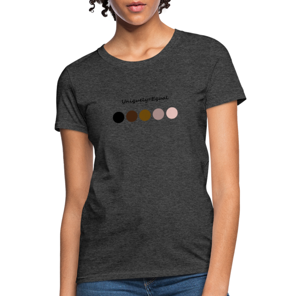 Women's T-Shirt - heather black