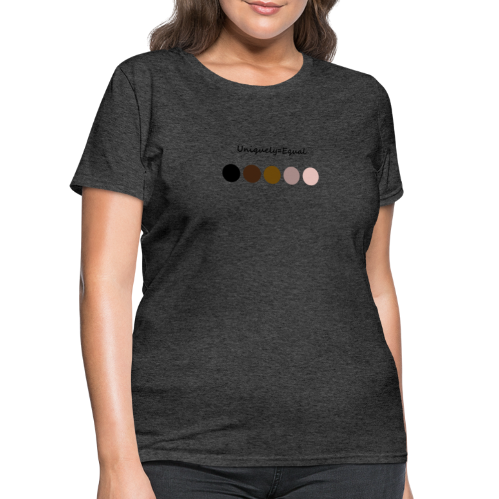 Women's T-Shirt - heather black