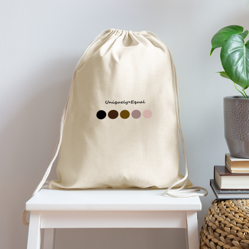 Cotton Drawstring Bag - natural