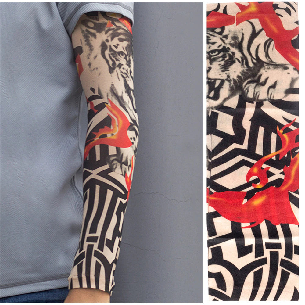 New Fashion Sports 1PC Sleeve Sun UV Protection Stretch Arm Cover Cycling Driving Riding Hiking Arm Sleeves Armband Sporty Wear