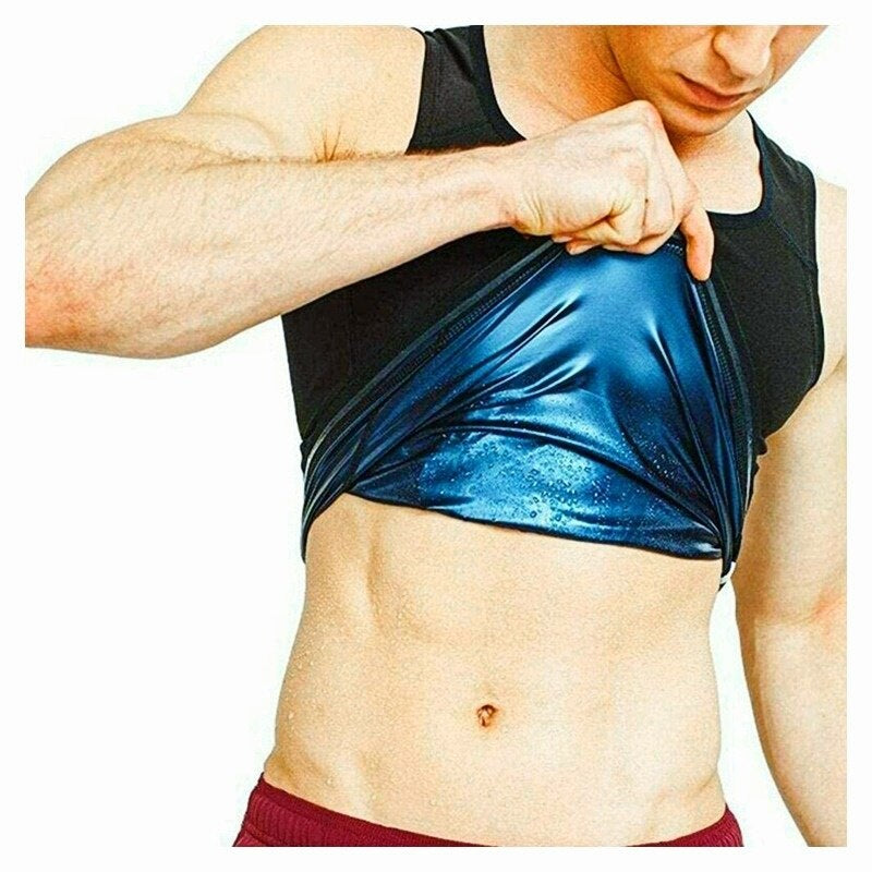Men Neoprene Sweat Sauna Vest Body Shapers Vest Waist Trainer Slimming Tank Top Shapewear Corset Gym Underwear Women Fat Burn