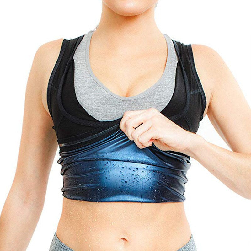 Men Neoprene Sweat Sauna Vest Body Shapers Vest Waist Trainer Slimming Tank Top Shapewear Corset Gym Underwear Women Fat Burn