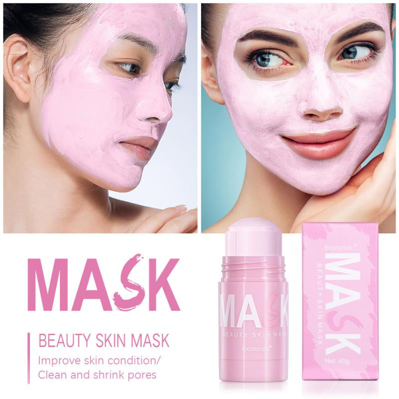 VIBELY Green Tea Mask Stick Mask Deep Cleansing Facial Mask Oil Control Mmoisturizing Remove Black Head Face Skin Care TSLM2