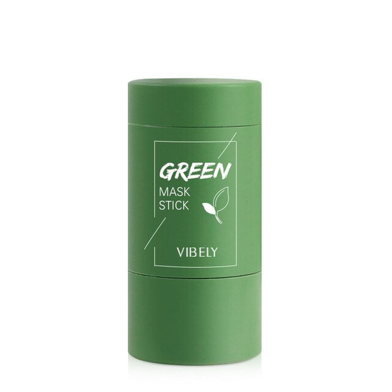 VIBELY Green Tea Mask Stick Mask Deep Cleansing Facial Mask Oil Control Mmoisturizing Remove Black Head Face Skin Care TSLM2