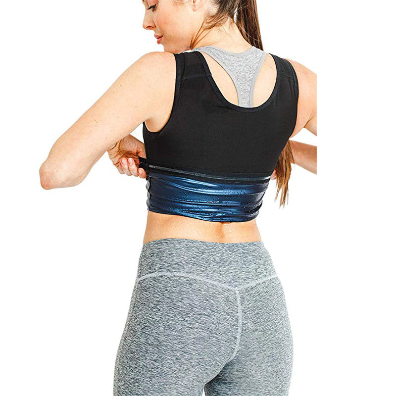 Men Neoprene Sweat Sauna Vest Body Shapers Vest Waist Trainer Slimming Tank Top Shapewear Corset Gym Underwear Women Fat Burn